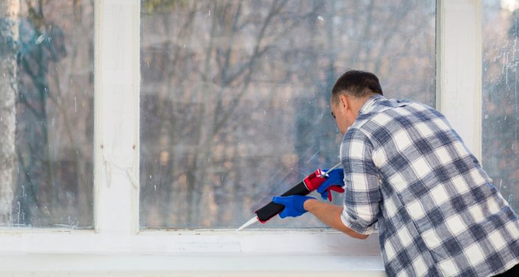 Use Caulk to Keep Indoor Air From Escaping